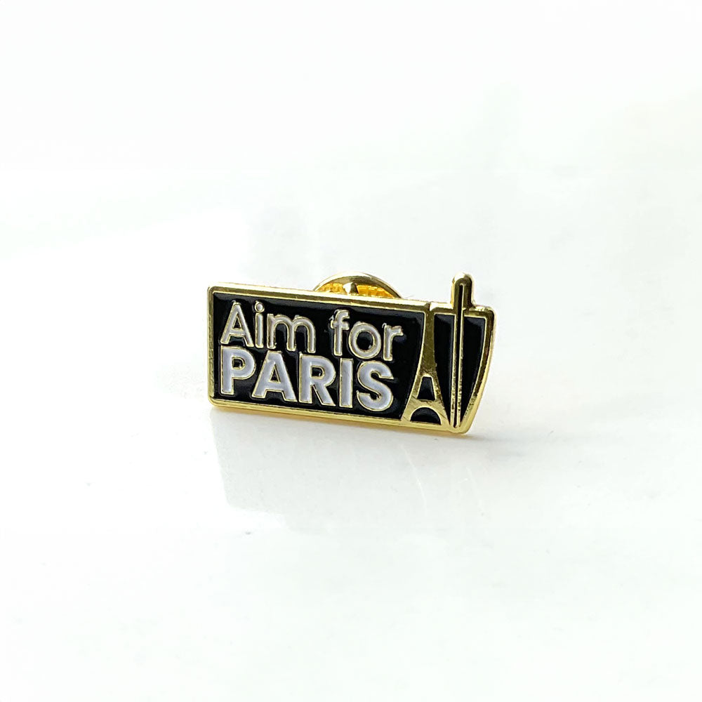 Aim for Paris Single Pin Badge | CLUB28