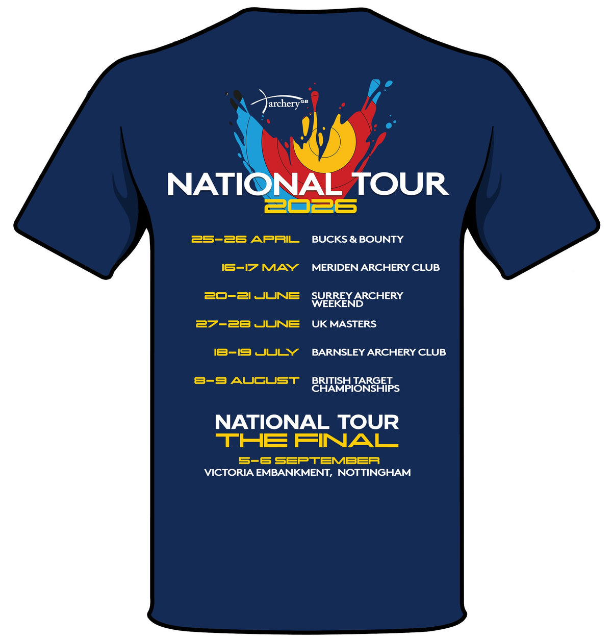 National Tour 2026 t-shirt - Pre-order