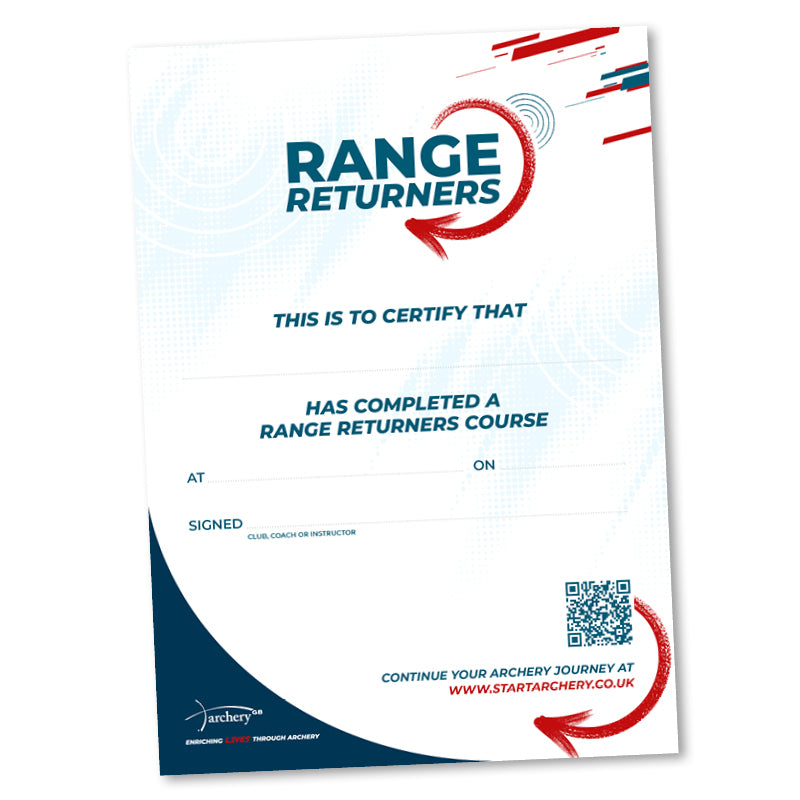 Range Returners Certificates | CLUB23