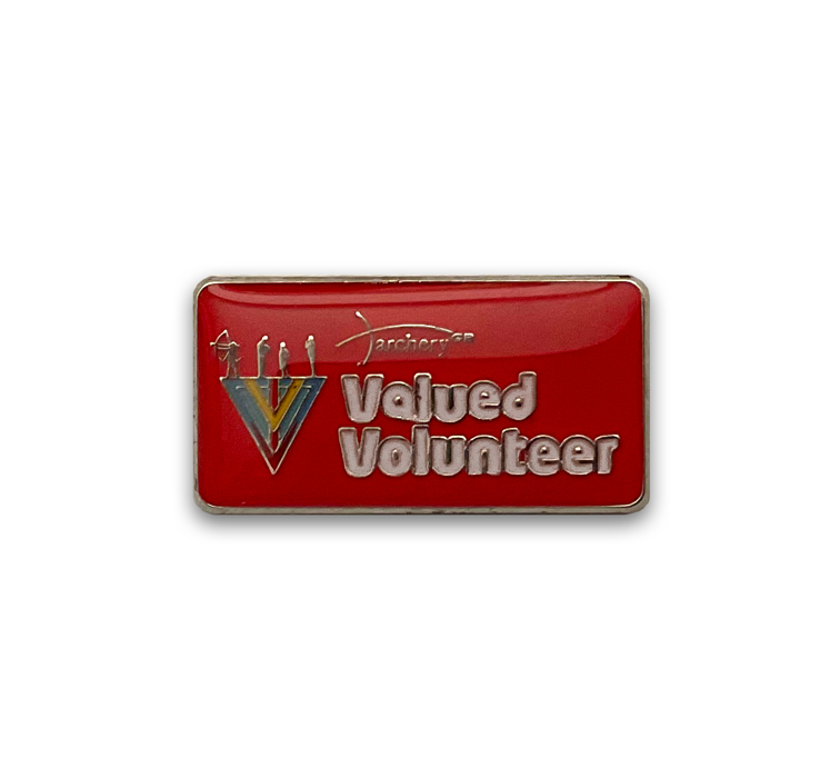 Archery GB Valued Volunteer Badges | CLUB01