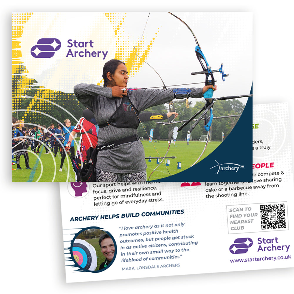 Start Archery Postcards | CLUB15